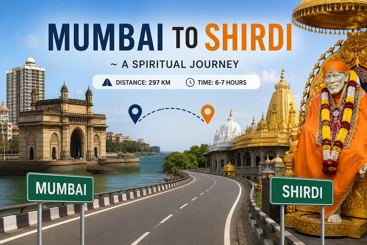 Mumbai to Shirdi taxi service